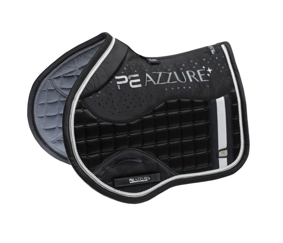 PEI Azzure Anti-Slip Satin Jump Saddle Pad + BONUS Bag - Active Equine