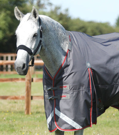 PEI Buster 50g Turnout Winter Rug (detachable neck, waterproof) + BONUS Bag - Active Equine