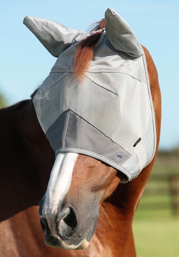 PEI Buster Horse Fly Mask Standard + (with ears) - Active Equine