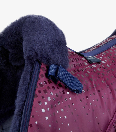 PEI Capella Anti-Slip Wool GP/Jump Satin Saddle Pad + BONUS Bag - Active Equine