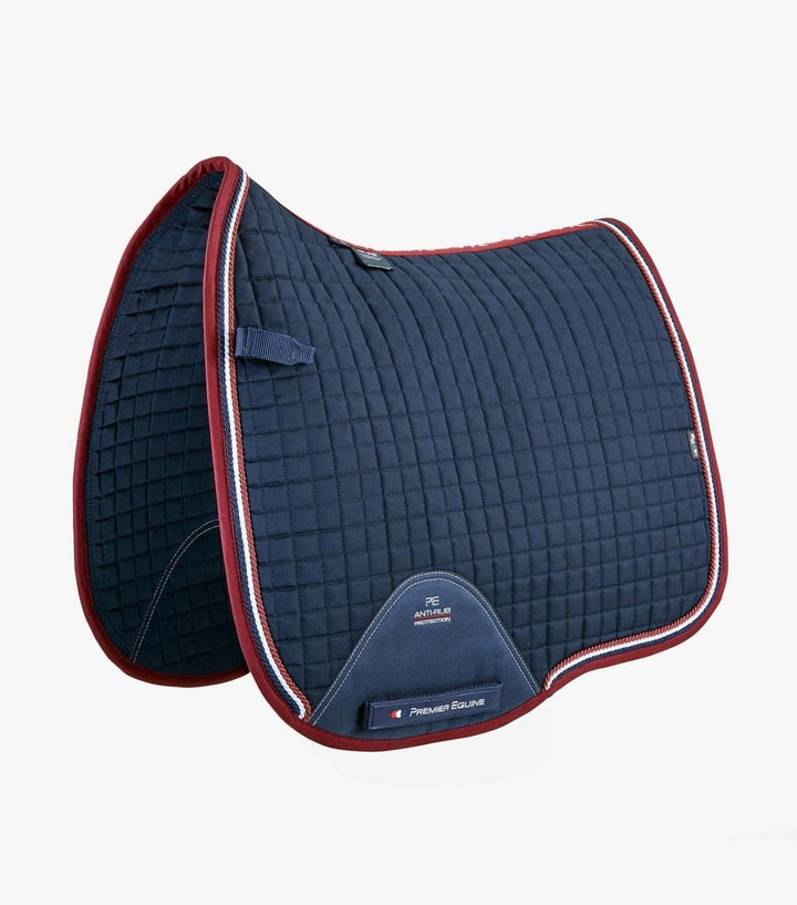 PEI European Cotton Dressage Square Saddle Pad + BONUS BAG - Active Equine