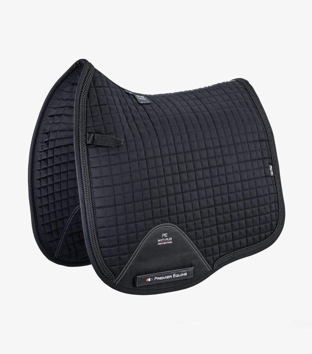 PEI European Cotton Dressage Square Saddle Pad + BONUS BAG - Active Equine