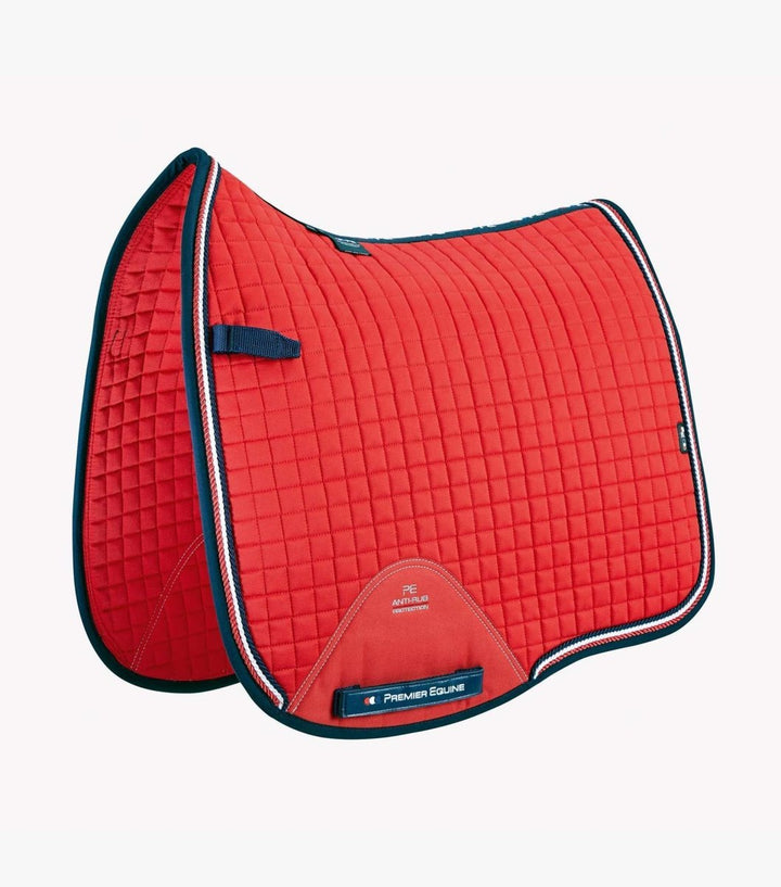 PEI European Cotton Dressage Square Saddle Pad + BONUS BAG - Active Equine