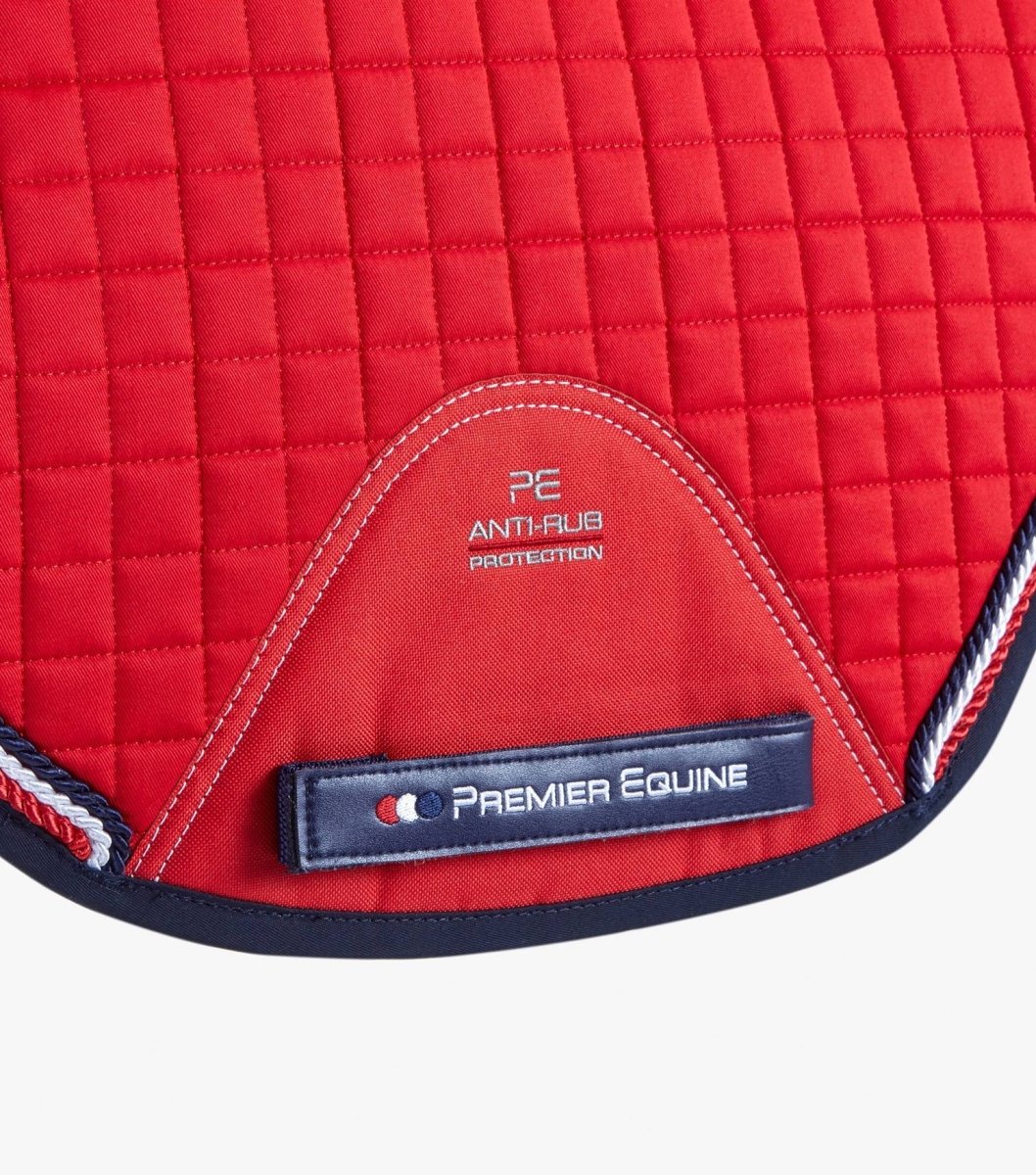 PEI European Cotton GP/Jump Square Saddle Pad + BONUS BAG - Active Equine