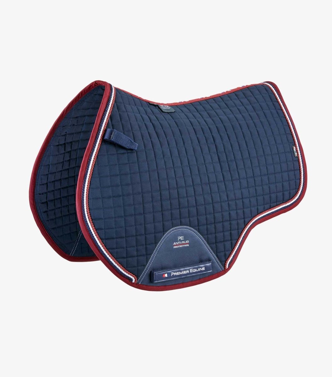 PEI European Cotton GP/Jump Square Saddle Pad + BONUS BAG - Active Equine