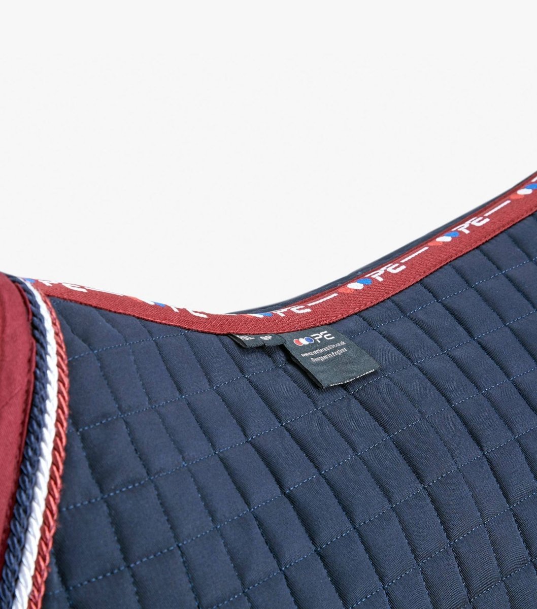 PEI European Cotton GP/Jump Square Saddle Pad + BONUS BAG - Active Equine