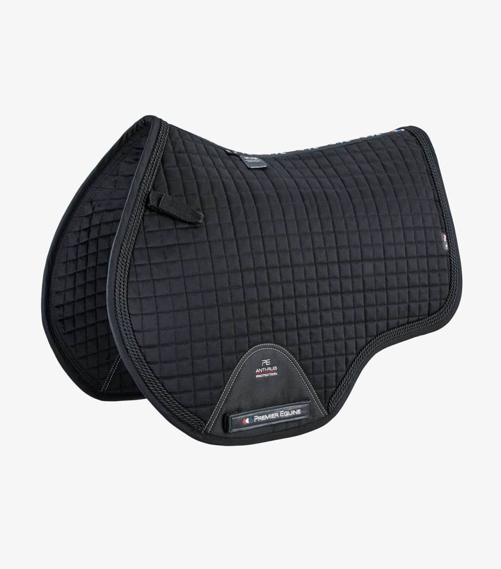 PEI European Cotton GP/Jump Square Saddle Pad + BONUS BAG - Active Equine