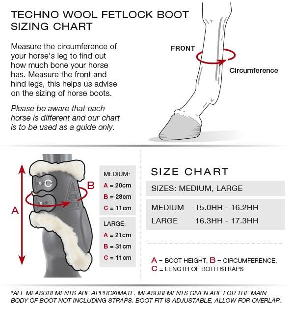 PEI Techno Wool Fetlock Horse Boots - Active Equine