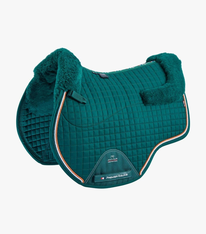 PEI Wool Half European Jump Square Saddle Pad + BONUS Bag - Active Equine