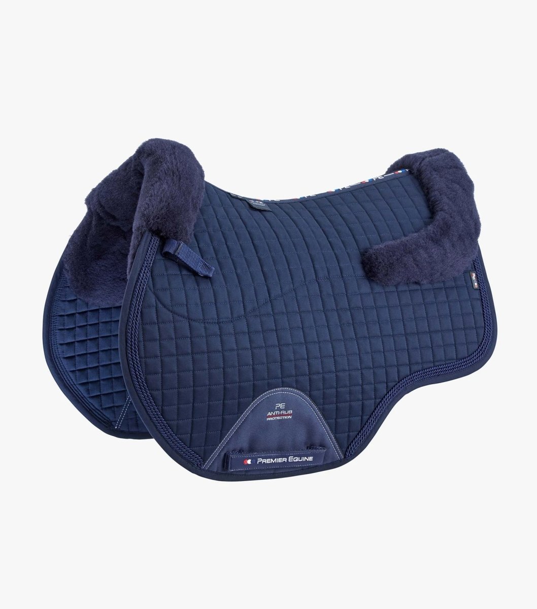 PEI Wool Half European Jump Square Saddle Pad + BONUS Bag - Active Equine