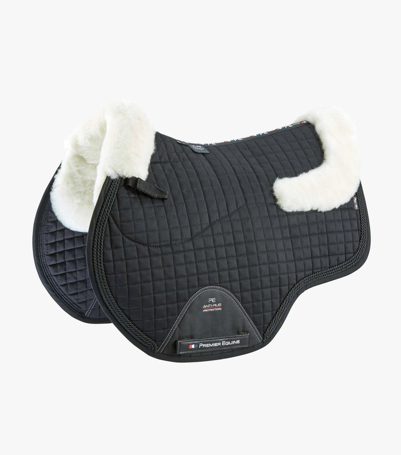 PEI Wool Half European Jump Square Saddle Pad + BONUS Bag - Active Equine