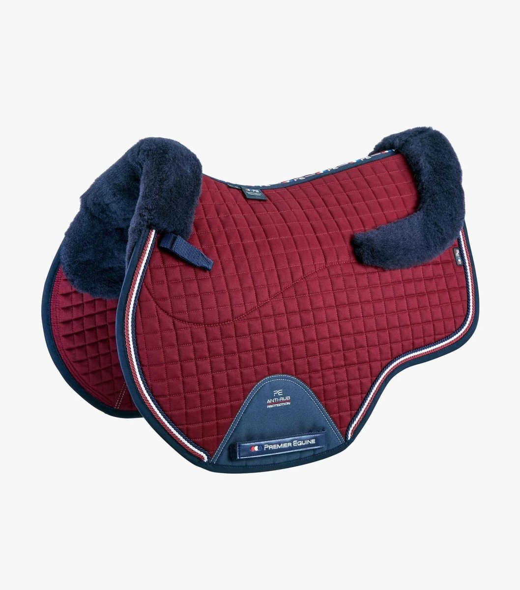 PEI Wool Half European Jump Square Saddle Pad + BONUS Bag - Active Equine