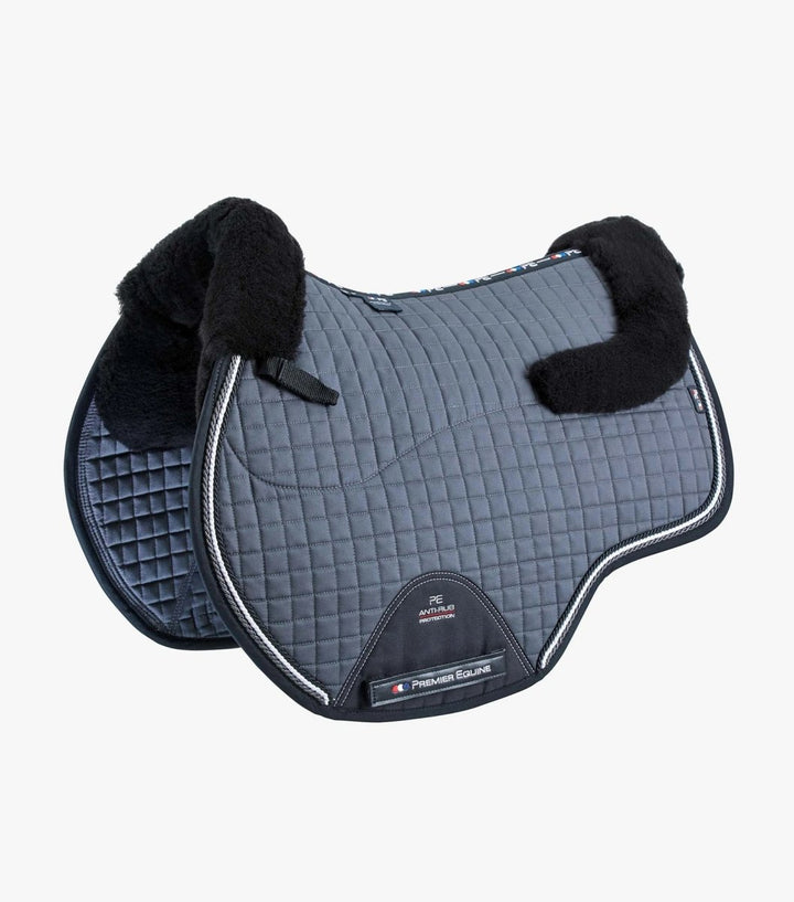 PEI Wool Half European Jump Square Saddle Pad + BONUS Bag - Active Equine