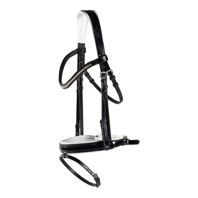 REFLECTION Patent Anatomical Leather Bridle + BAG | Ritmo - Active Equine