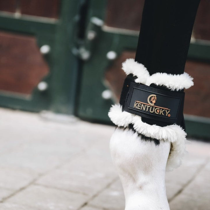 Sheepskin Fetlock Boots For Young Horses | Kentucky Horsewear - Active Equine