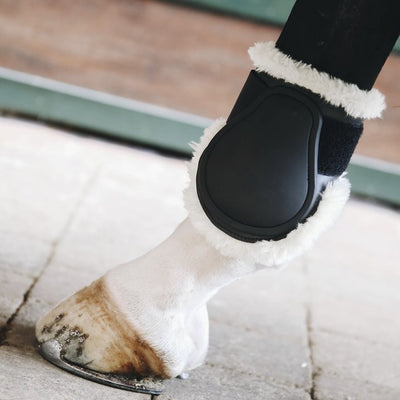 Sheepskin Fetlock Boots For Young Horses | Kentucky Horsewear - Active Equine