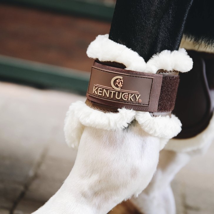 Sheepskin Fetlock Boots For Young Horses | Kentucky Horsewear - Active Equine