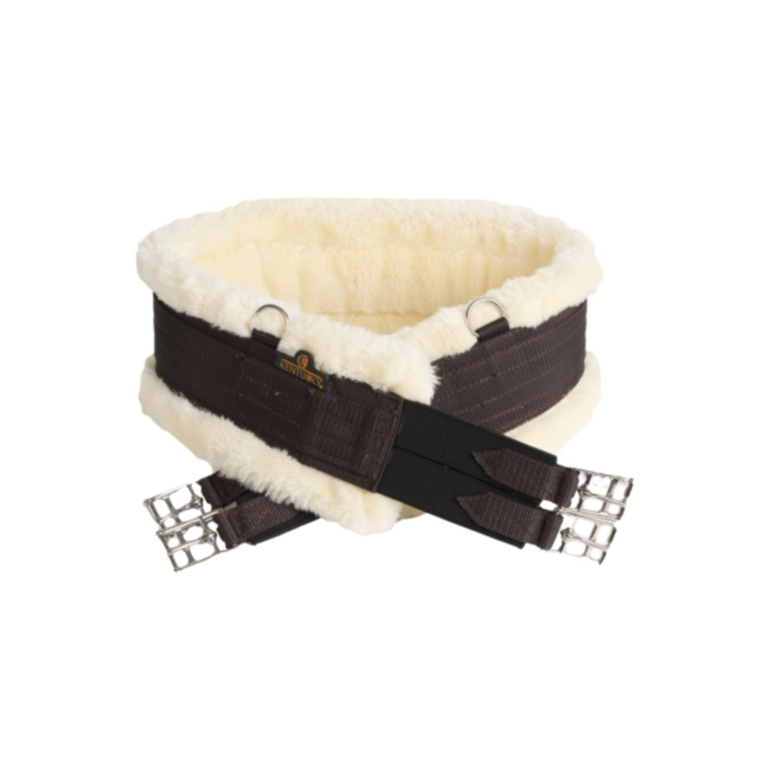 Sheepskin Girth with elastic & 3 D-rings | Kentucky Horsewear - Active Equine