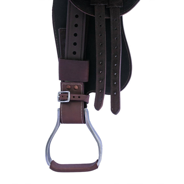 Syd Hill Barkley Stock Saddle with Swinging Fender, Leather - SHXP Adjustable Tree - Active Equine