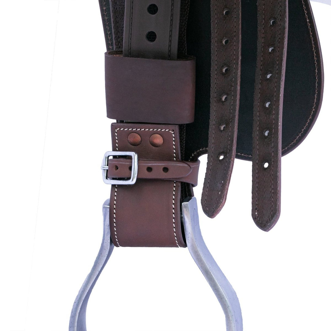 Syd Hill Barkley Stock Saddle with Swinging Fender, Leather - SHXP Adjustable Tree - Active Equine