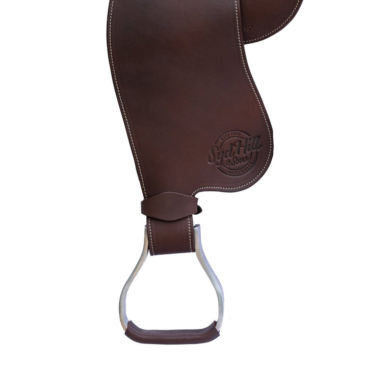 Syd Hill Barkley Stock Saddle with Swinging Fender, Leather - SHXP Adjustable Tree - Active Equine