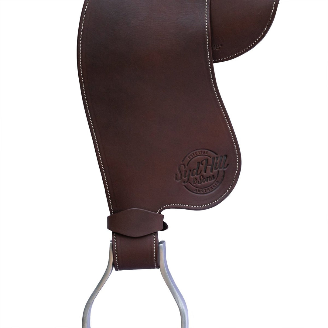 Syd Hill Barkley Stock Saddle with Swinging Fender, Leather - SHXP Adjustable Tree - Active Equine