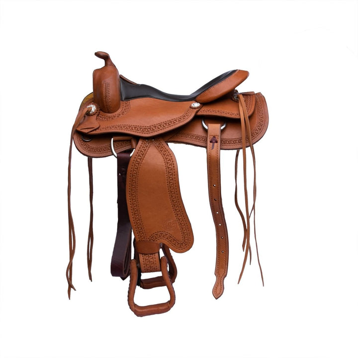 Syd Hill Byron Treeless Western Saddle - Active Equine