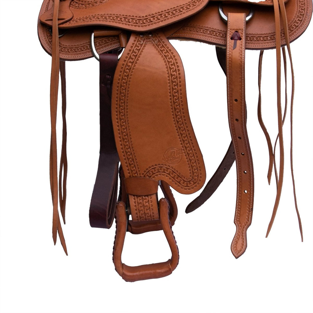 Syd Hill Byron Treeless Western Saddle - Active Equine