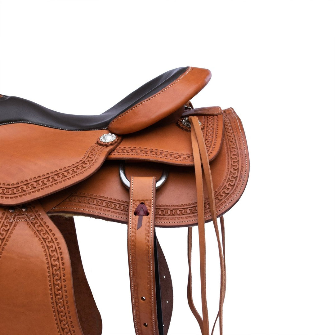 Syd Hill Byron Treeless Western Saddle - Active Equine