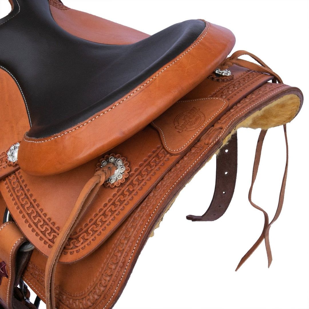 Syd Hill Byron Treeless Western Saddle - Active Equine