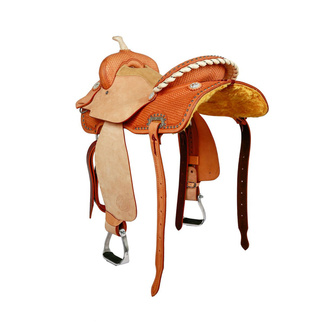 Syd Hill Crosby Barrel Western Saddle - Active Equine