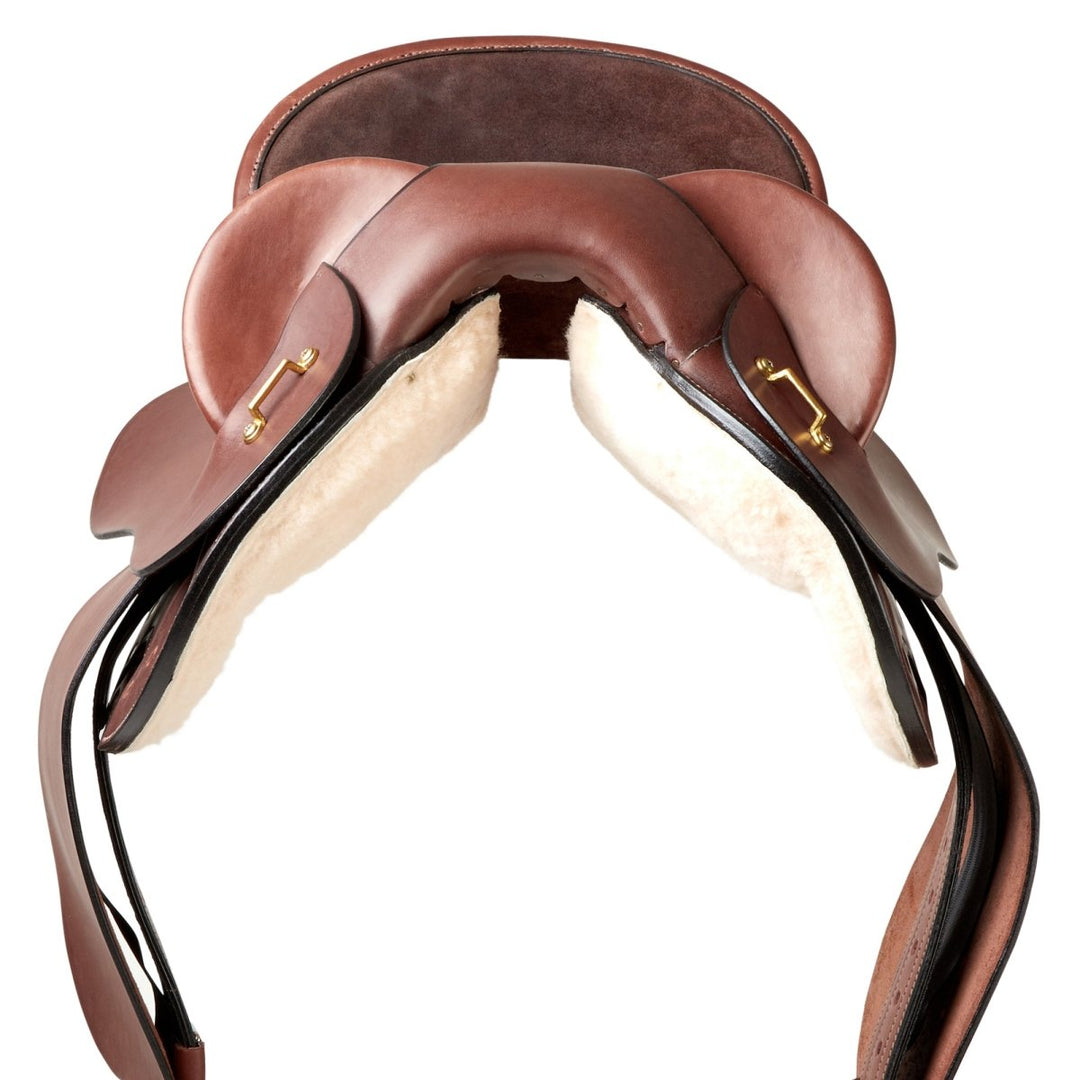 Syd Hill Custom Signature Half Breed Saddle, Leather - Non Adjustable Tree - Active Equine