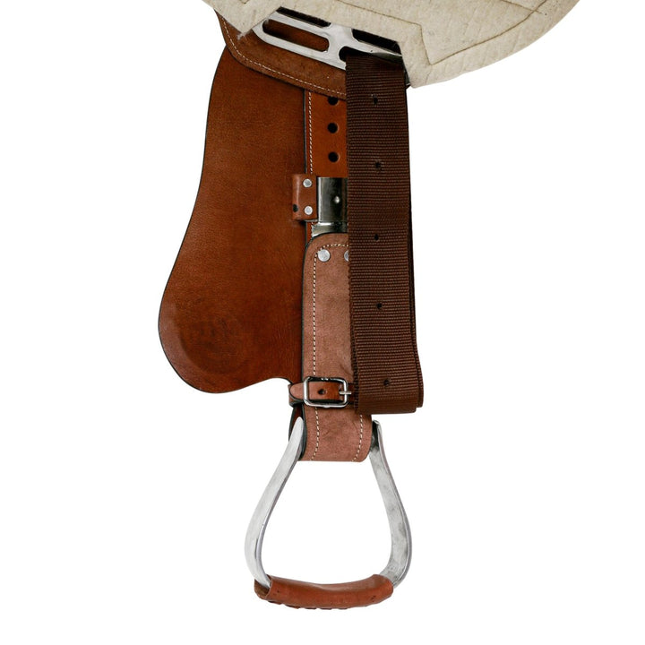 Syd Hill Gibson Half Breed Saddle, Roughout Leather - SHXP Adjustable Tree and Panels - Active Equine