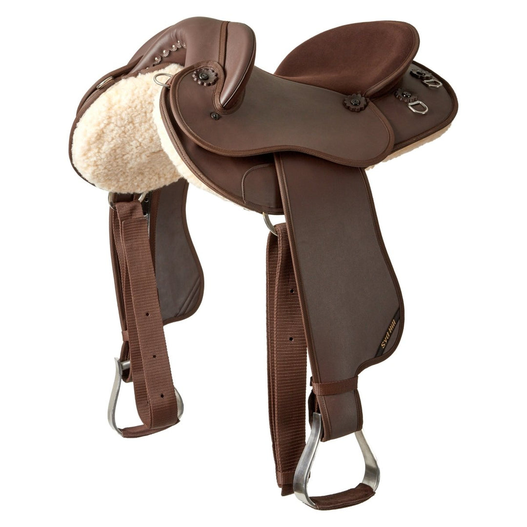 Syd Hill Half Breed Saddle, Synthetic - Non Adjustable Tree - Active Equine