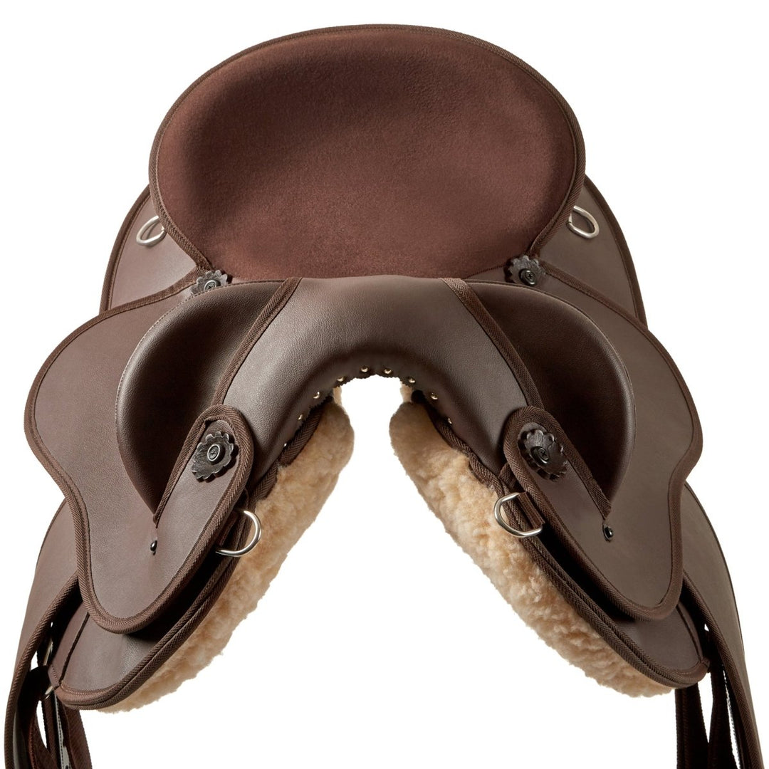 Syd Hill Half Breed Saddle, Synthetic - Non Adjustable Tree - Active Equine