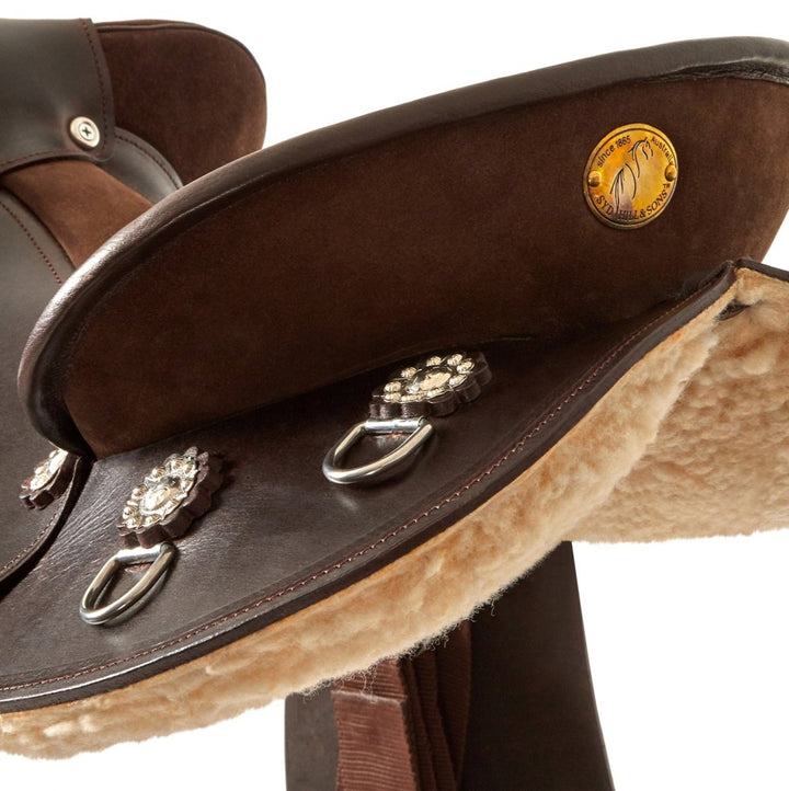 Syd Hill Premium Half Breed Saddle, Leather - Non Adjustable Tree - Active Equine