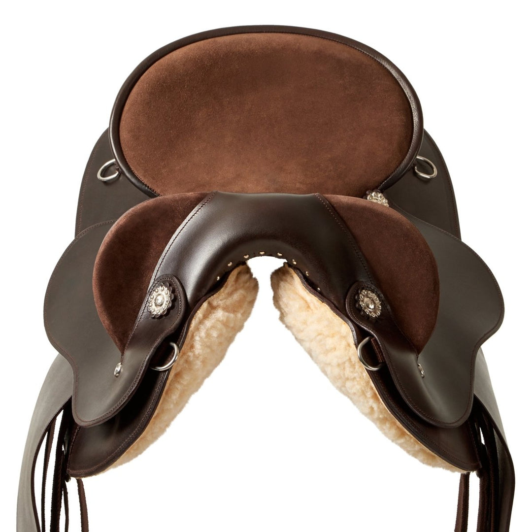 Syd Hill Premium Half Breed Saddle, Leather - Non Adjustable Tree - Active Equine