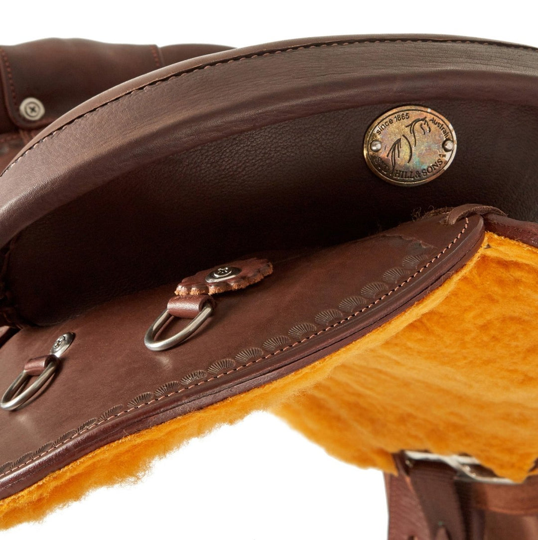 Syd Hill Premium Half Breed Saddle, Leather - SHX Adjustable Tree - Active Equine