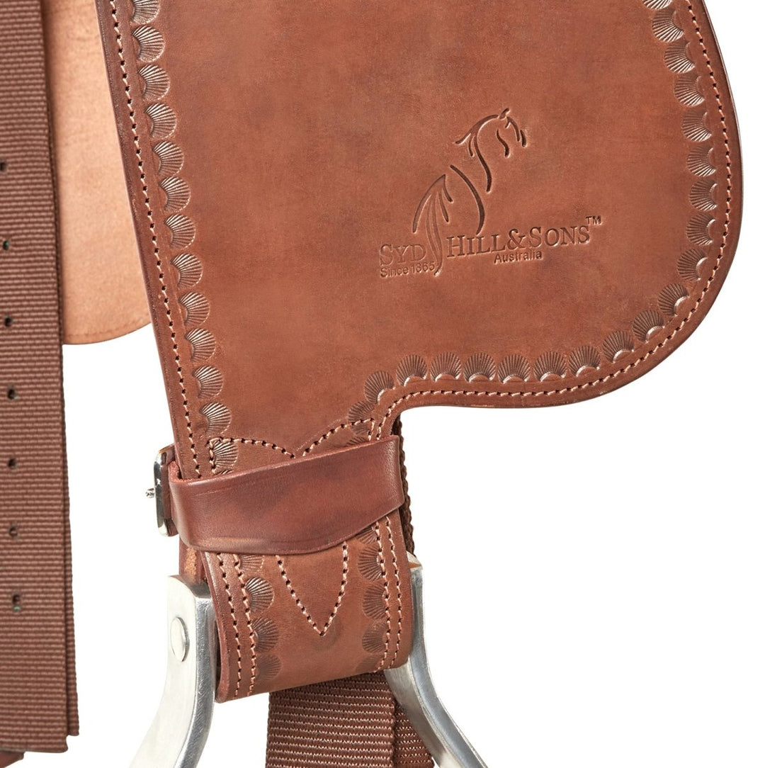 Syd Hill Premium Half Breed Saddle, Leather - SHX Adjustable Tree - Active Equine