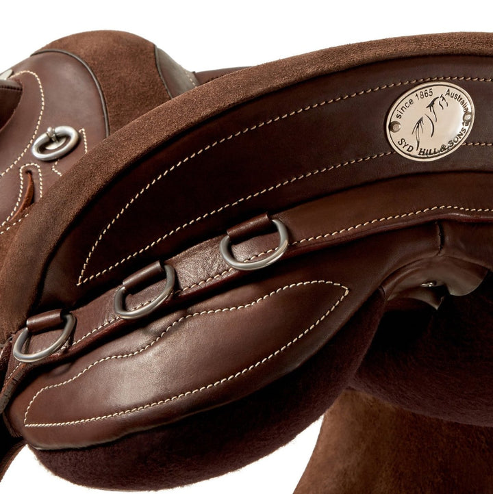 Syd Hill Premium Stock Saddle, Leather - SHX Adjustable Tree - Active Equine