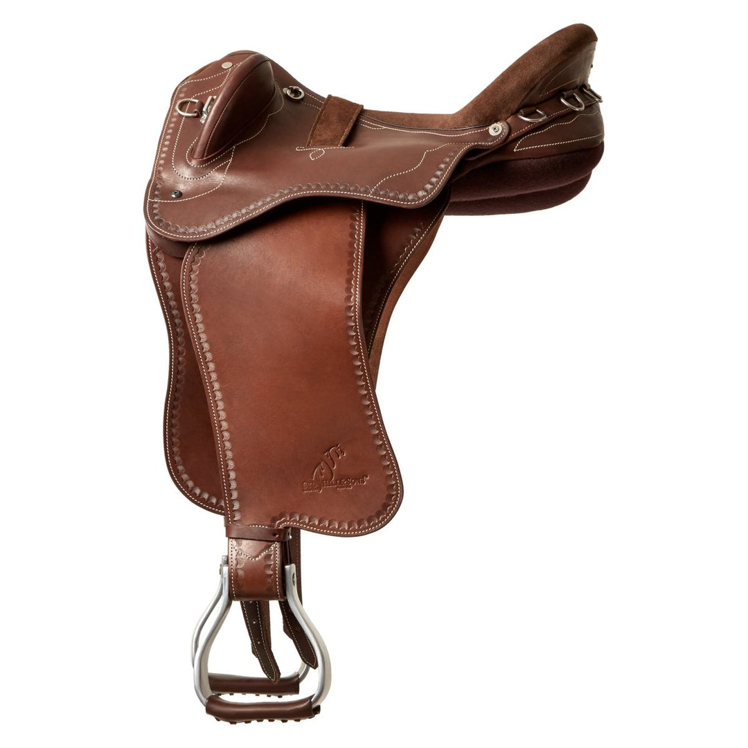 Syd Hill Premium Stock Saddle with Swinging Fender, Leather - SHX Adjustable Tree - Active Equine