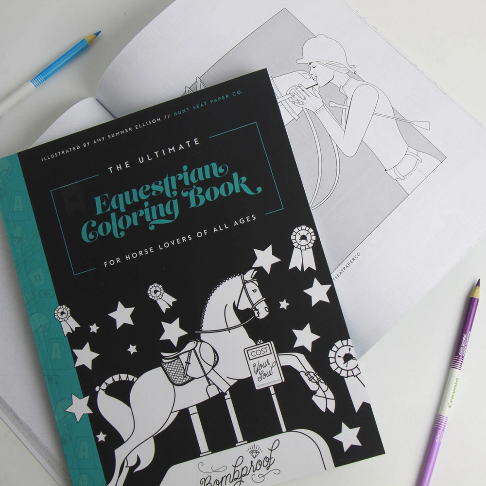 The Ultimate Equestrian Coloring Book - Horses For All Ages | Hunt Seat Paper Co - Active Equine
