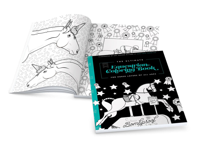 The Ultimate Equestrian Coloring Book - Horses For All Ages | Hunt Seat Paper Co - Active Equine