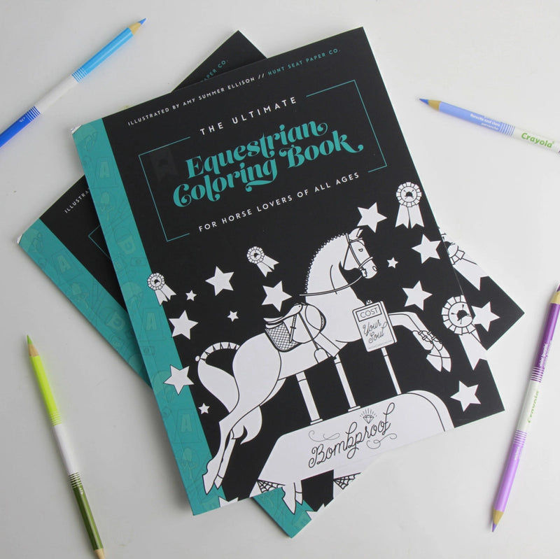 The Ultimate Equestrian Coloring Book - Horses For All Ages | Hunt Seat Paper Co - Active Equine