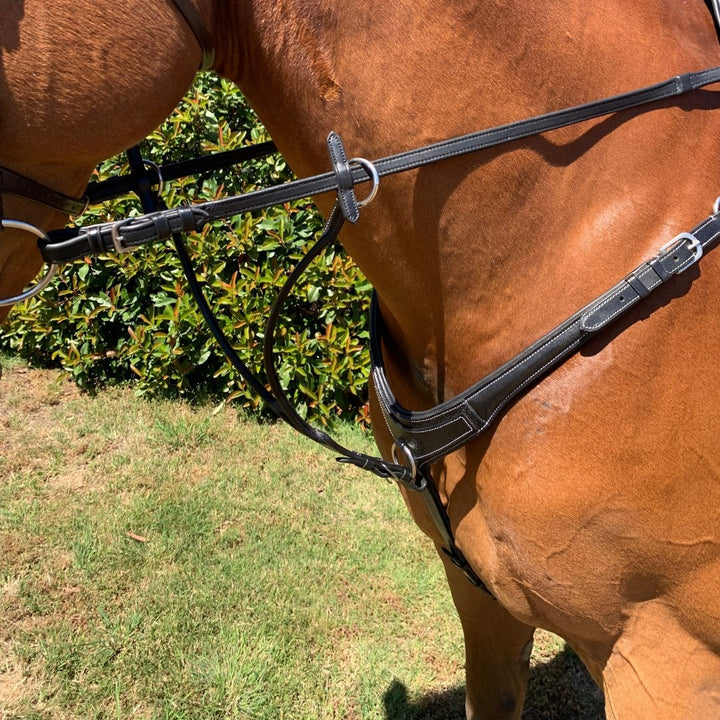 Three Point Breastplate (with rings) | Active Equine - Active Equine