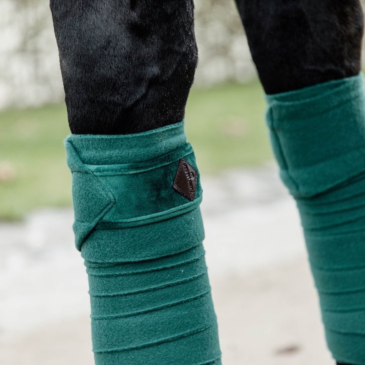 Velvet Polar Fleece Bandages | Kentucky Horsewear + BONUS Bag - Active Equine